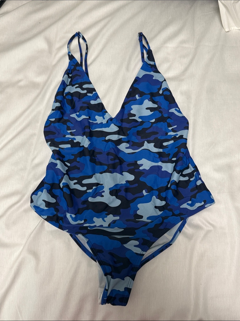 Blue Camo One-Piece women Swimsuit